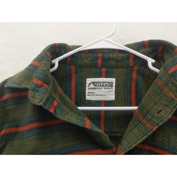 Mountain Khakis Horizontal Striped Mens Medium Long Sleeve Button Up Shirt - Picture 8 of 10